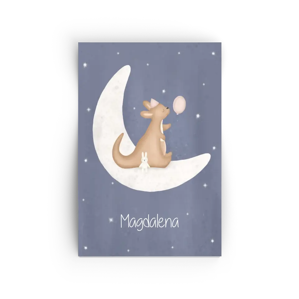 "Kangaroo mit Kumpelhase" - Personalisiert