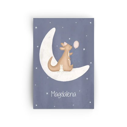 "Kangaroo mit Kumpelhase" - Personalisiert