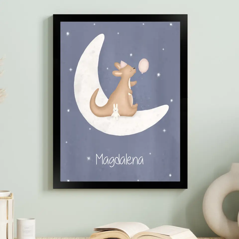 "Kangaroo mit Kumpelhase" - Personalisiert