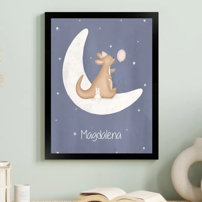 "Kangaroo mit Kumpelhase" - Personalisiert