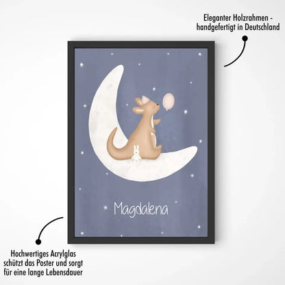 "Kangaroo mit Kumpelhase" - Personalisiert