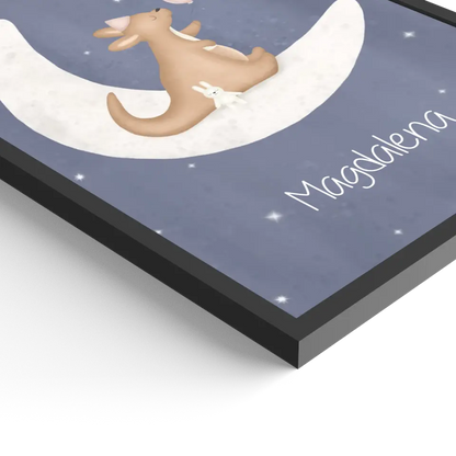 "Kangaroo mit Kumpelhase" - Personalisiert