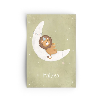 "Löwe auf dem Halbmond" - Personalisiert