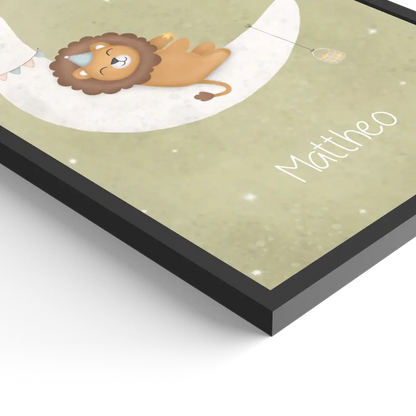 "Löwe auf dem Halbmond" - Personalisiert