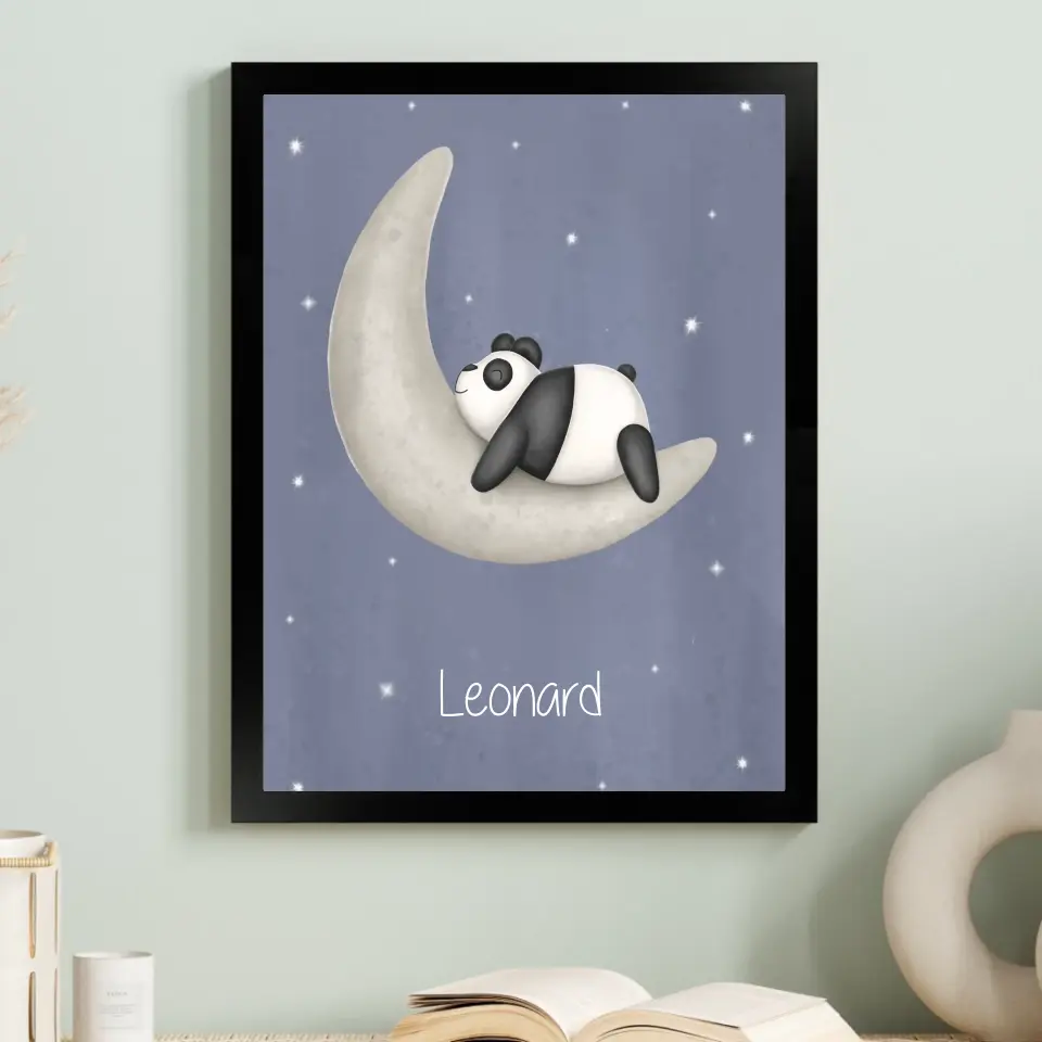"Sleepy Panda" - Personalisiert