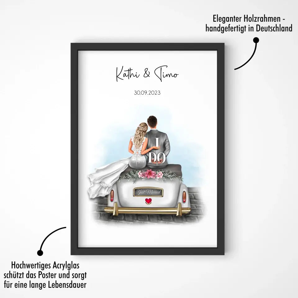 "I DO" - Hochzeitsgeschenk Personalisiert