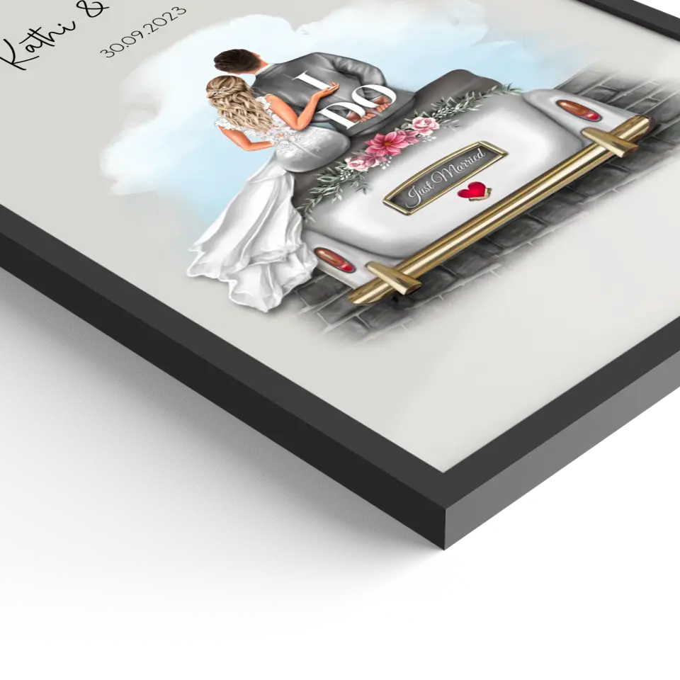 "I DO" - Hochzeitsgeschenk Personalisiert