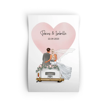 "Married" - Hochzeitsgeschenk Personalisiert