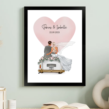 "Married" - Hochzeitsgeschenk Personalisiert