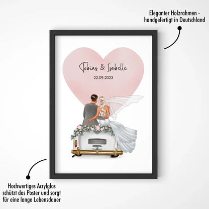 "Married" - Hochzeitsgeschenk Personalisiert