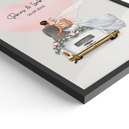"Married" - Hochzeitsgeschenk Personalisiert