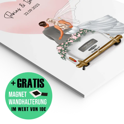 "Married" - Hochzeitsgeschenk Personalisiert