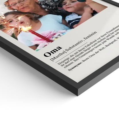 "Oma - Definition" - Personalisiert