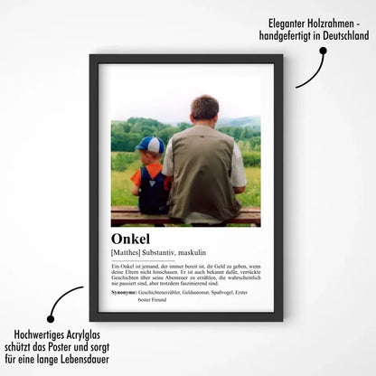 "Onkel - Definition" - Personalisiert