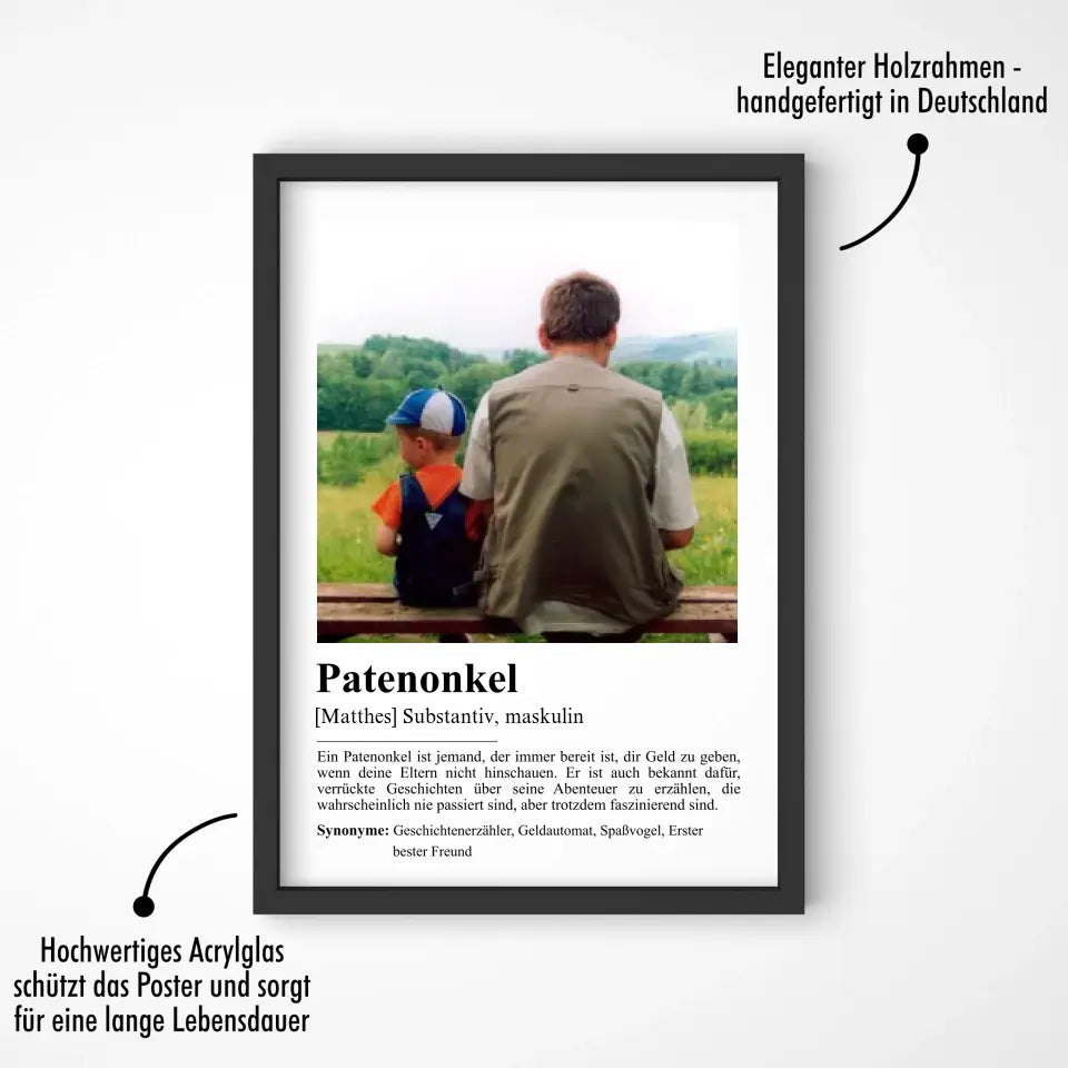 "Patenonkel - Definition" - Personalisiert