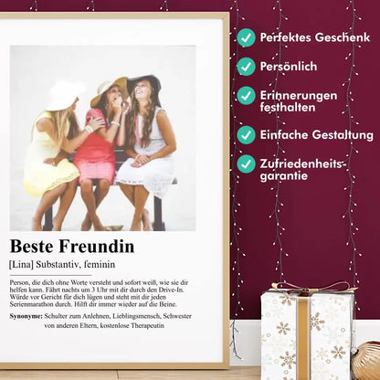 "Beste Freundin - Definition" - Personalisiert