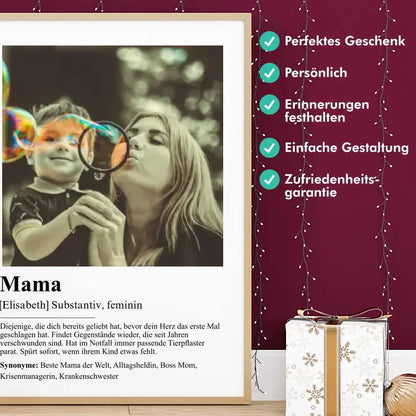 "Mama - Definition" - Personalisiert