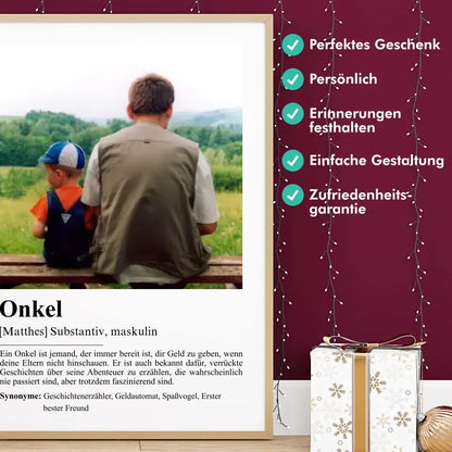 "Onkel - Definition" - Personalisiert