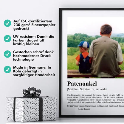 "Patenonkel - Definition" - Personalisiert