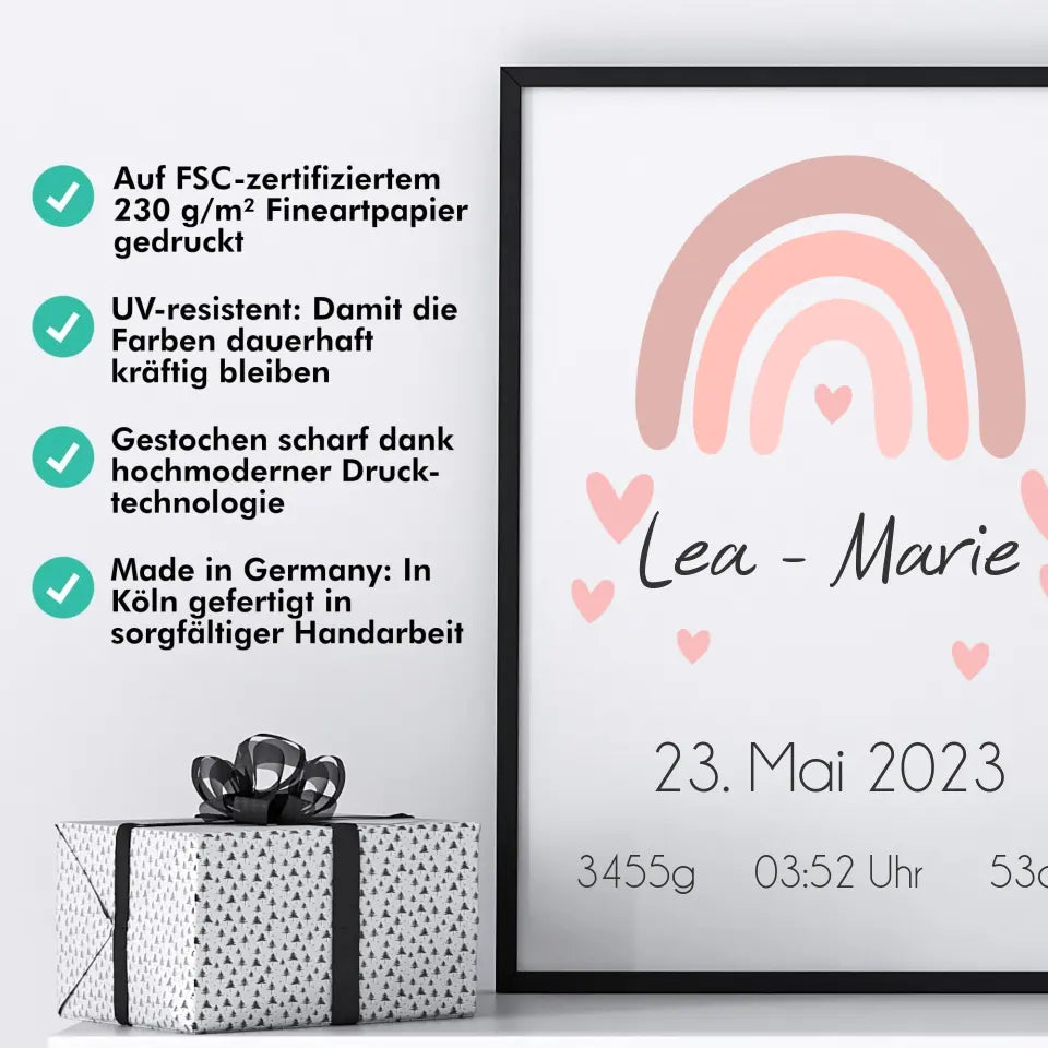 "Regenbogen II" - Personalisiert