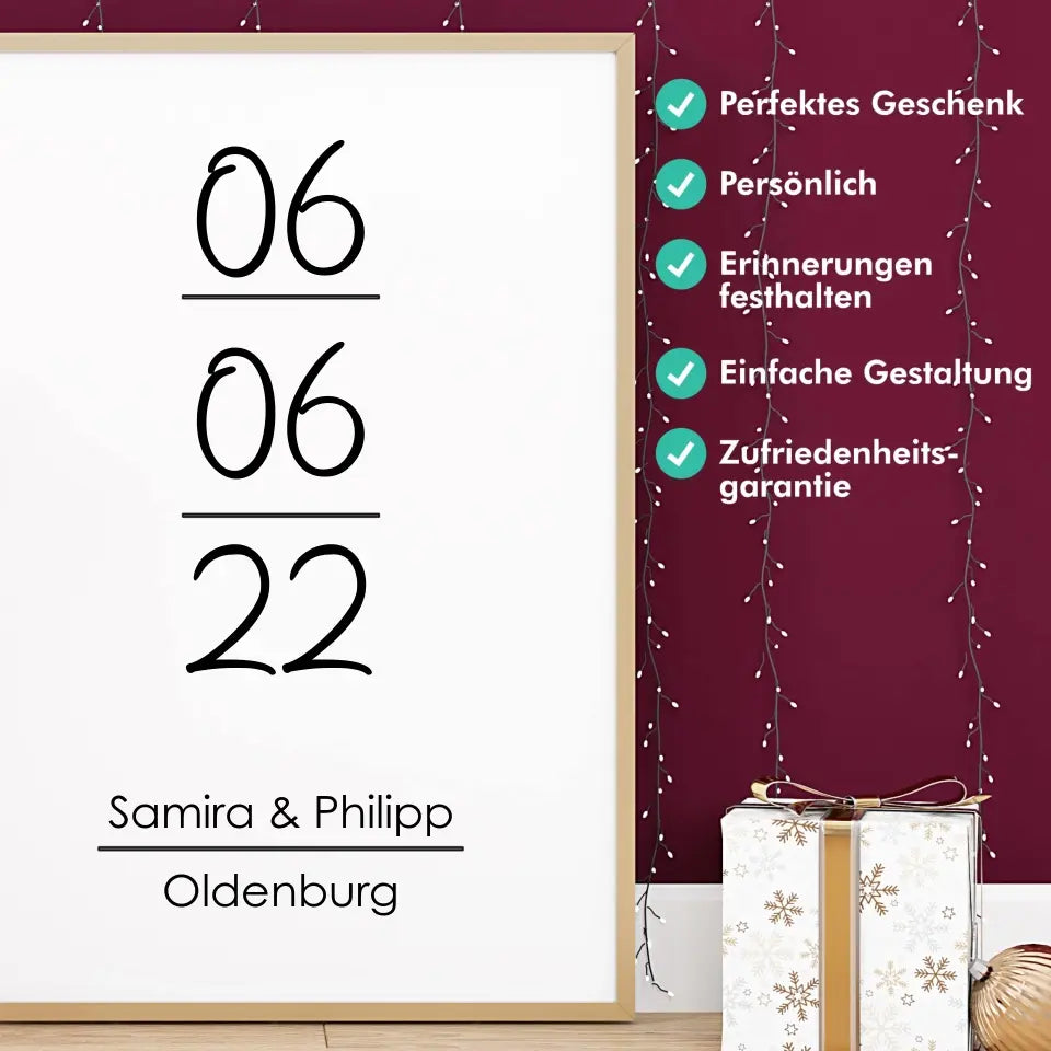 "Jahrestag" - Personalisiert