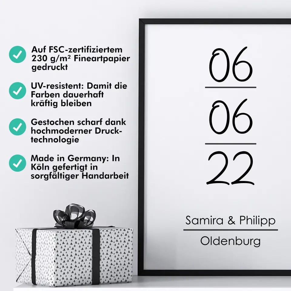 "Jahrestag" - Personalisiert