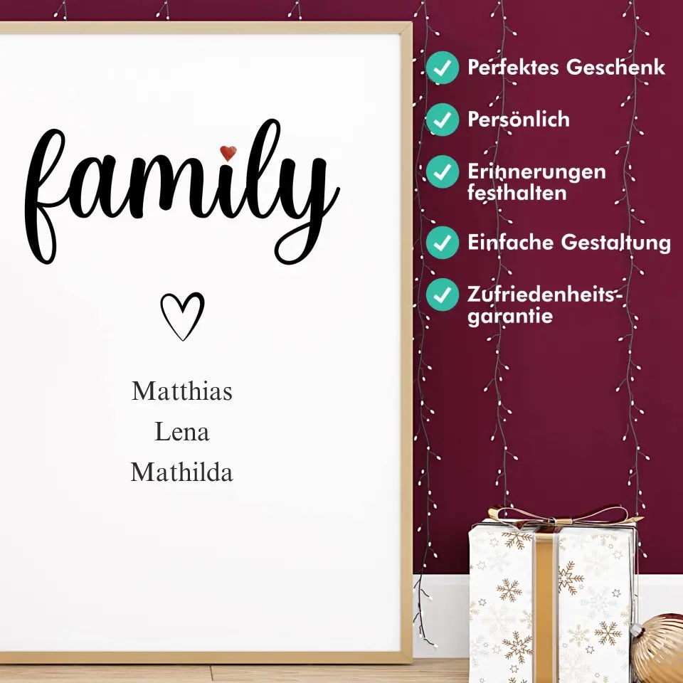 "family" - Personalisiert