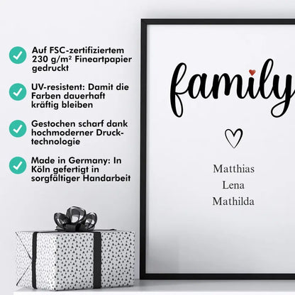 "family" - Personalisiert
