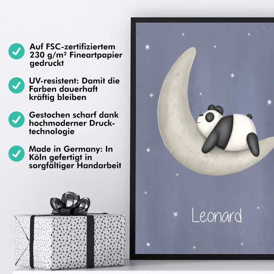 "Sleepy Panda" - Personalisiert