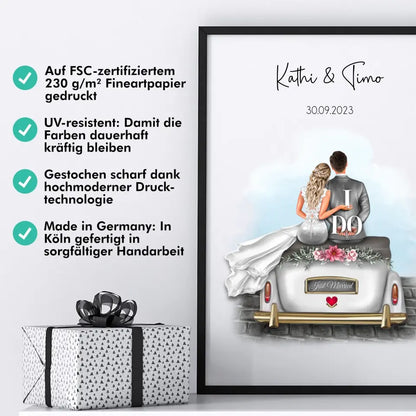 "I DO" - Hochzeitsgeschenk Personalisiert