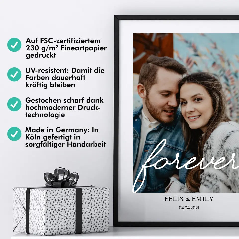 Forever - Personalisiert mit Foto