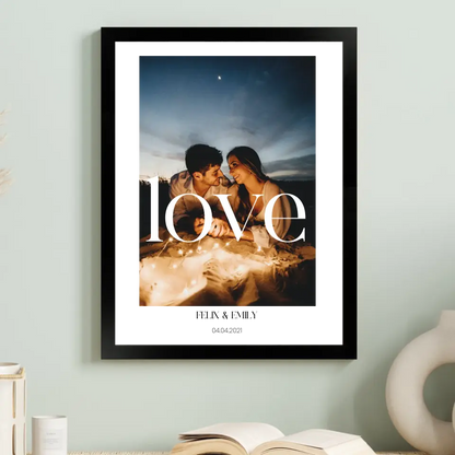 love - Personalisiert mit Foto