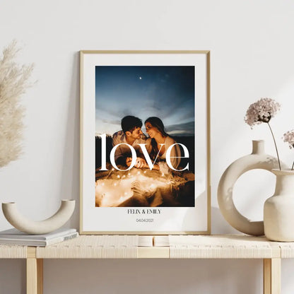 love - Personalisiert mit Foto