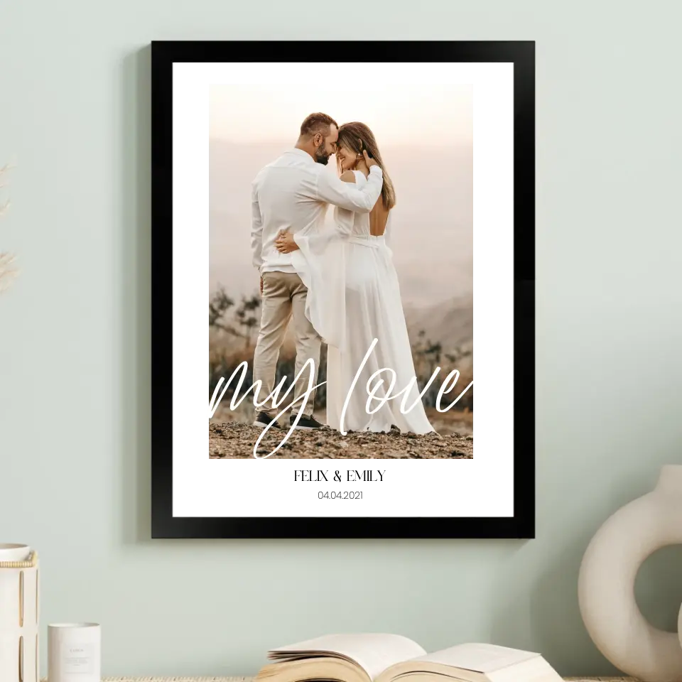 my love - Personalisiert mit Foto