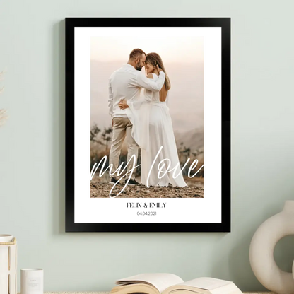 my love - Personalisiert mit Foto