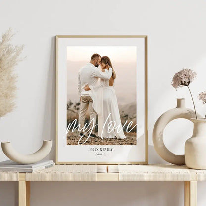 my love - Personalisiert mit Foto