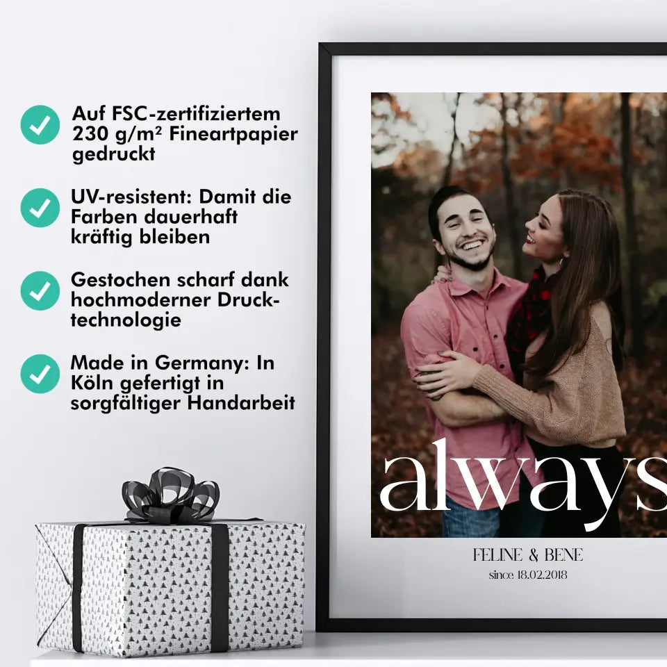 always 2 - Personalisiert mit Foto