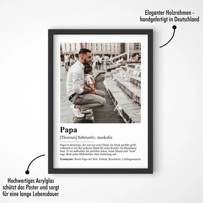 "Papa - Definition" - Personalisiert