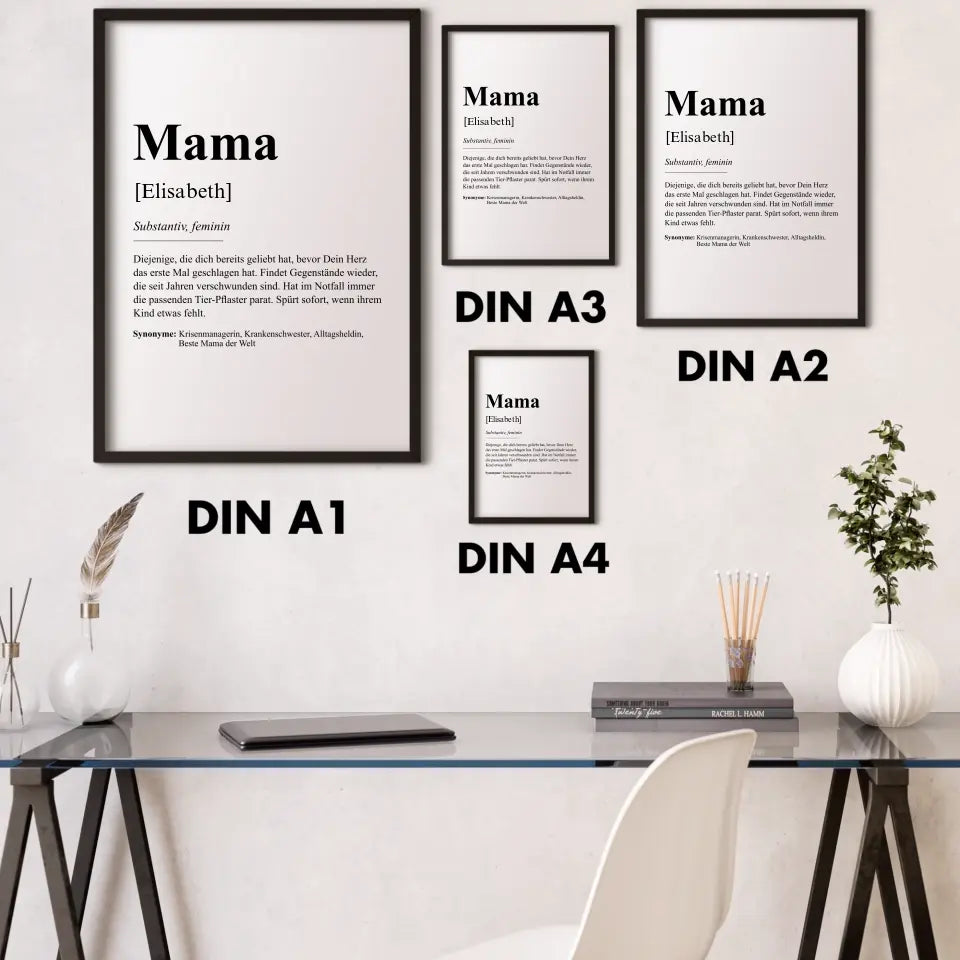 "Mama - Definition" - Personalisiert