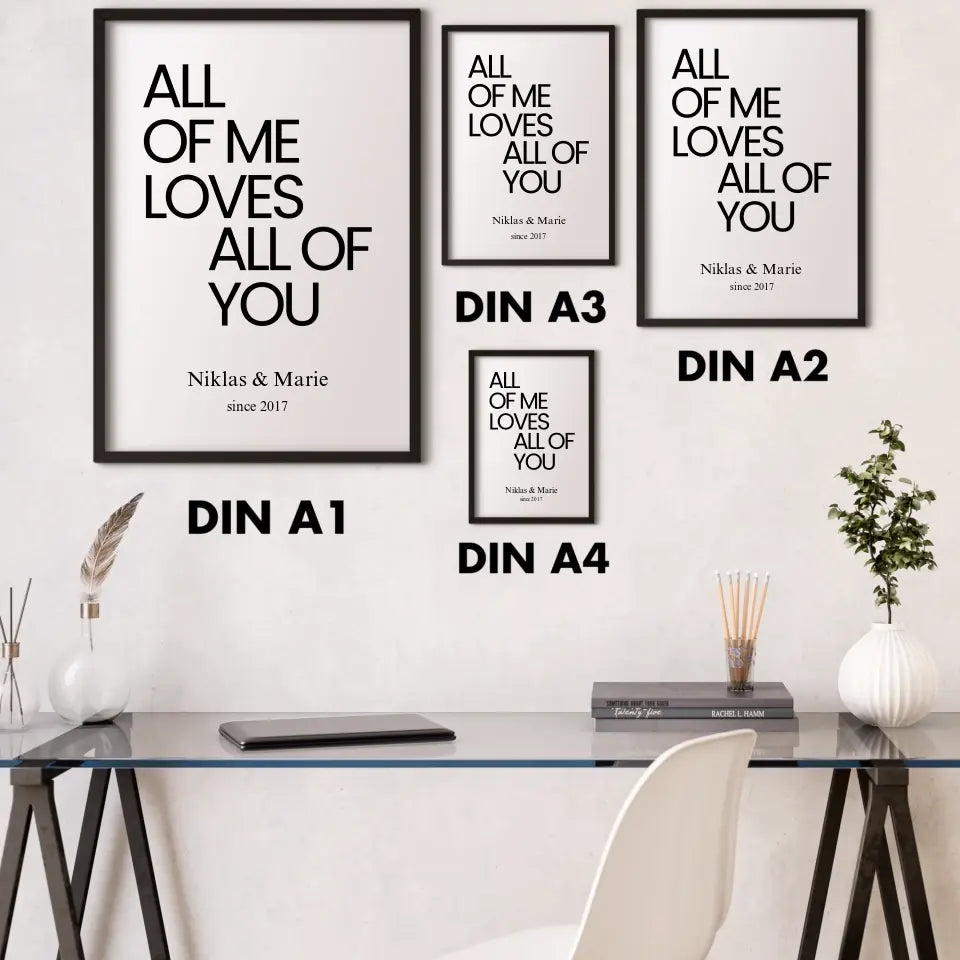 "ALL OF ME" - Personalisiert