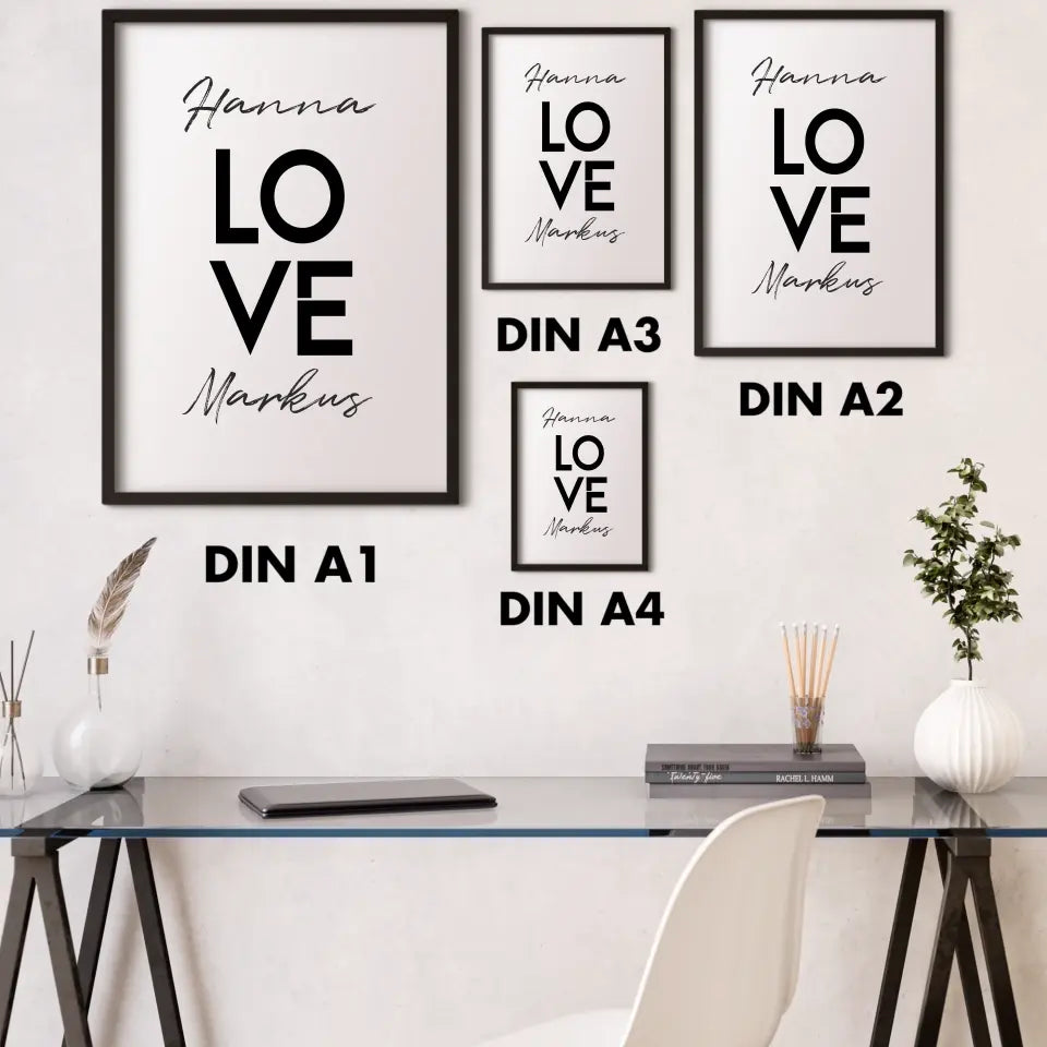 "LOVE" - Personalisiert