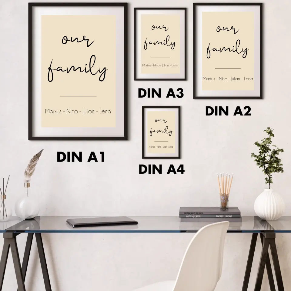 "Our Family" - Personalisiert