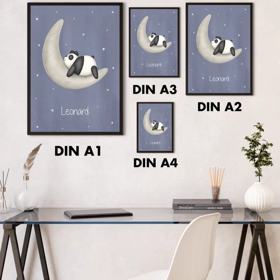 "Sleepy Panda" - Personalisiert