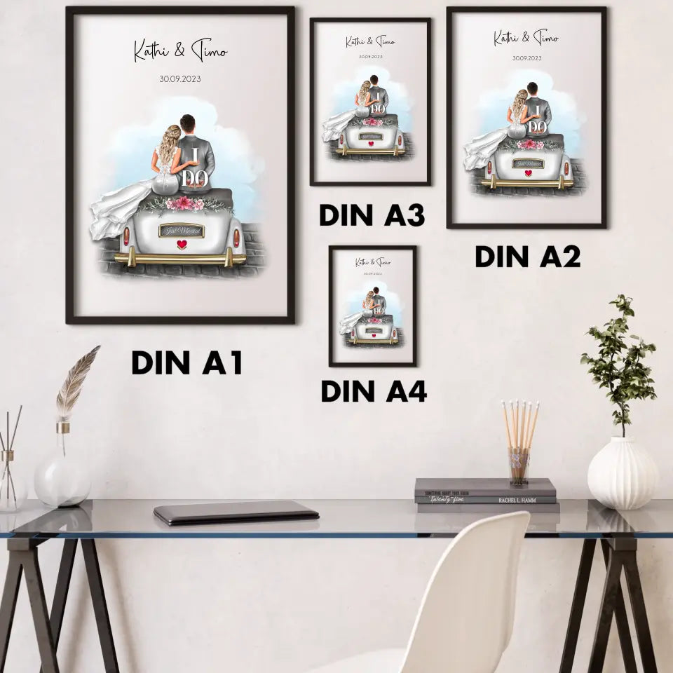 "I DO" - Hochzeitsgeschenk Personalisiert