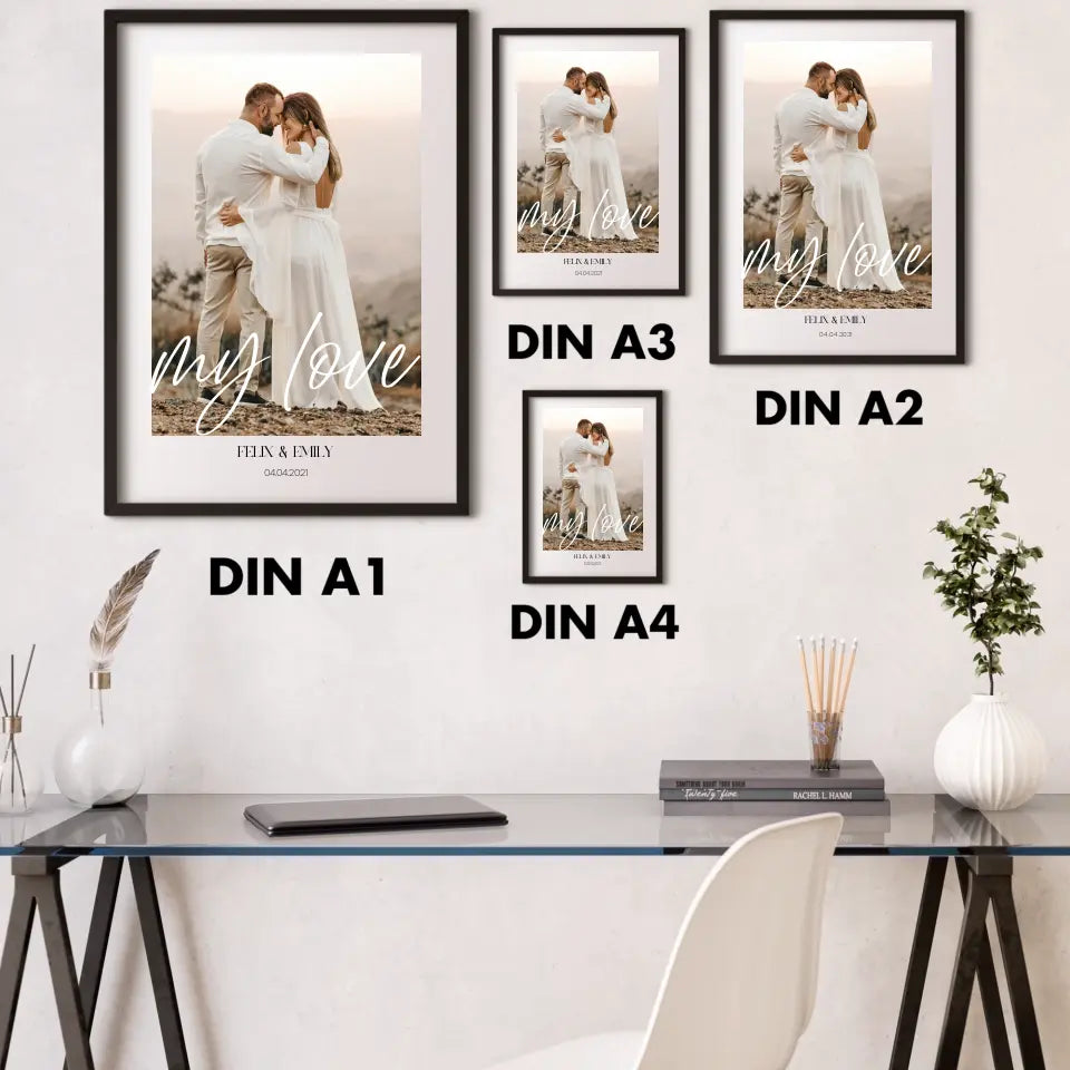 my love - Personalisiert mit Foto