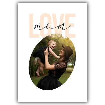 LOVE mom/dad/you - Personalisiert mit Foto