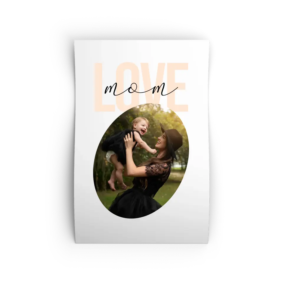 LOVE mom/dad/you - Personalisiert mit Foto