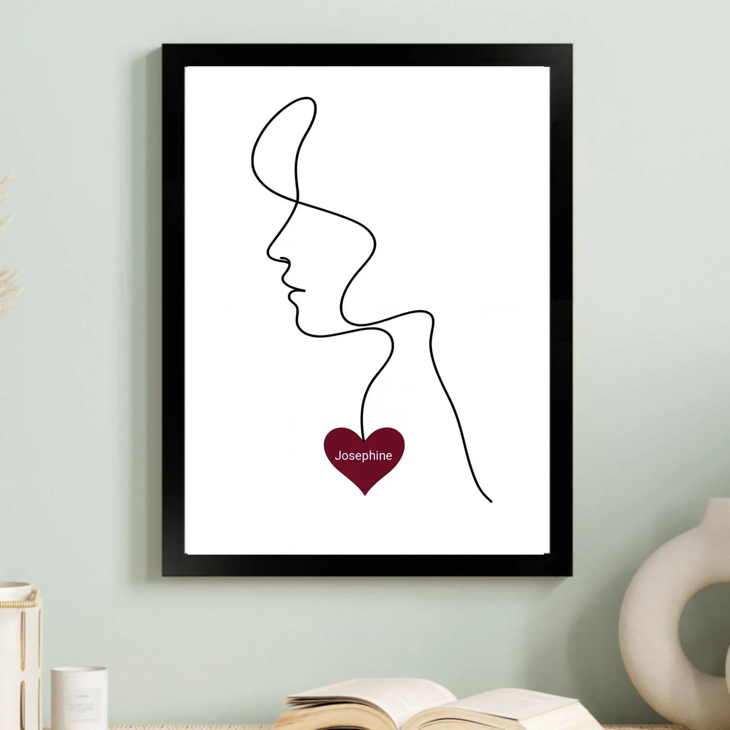 Fineline Frau mit Herz (Valentine 2026)