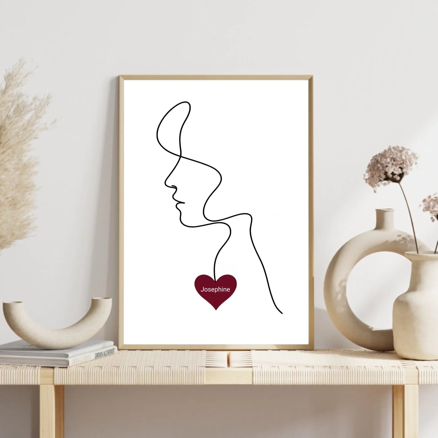 Fineline Frau mit Herz (Valentine 2026)
