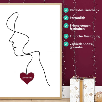 Fineline Frau mit Herz (Valentine 2026)